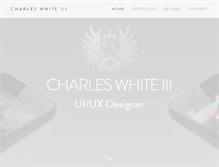 Tablet Screenshot of charlie-white.com